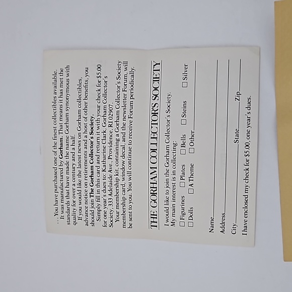 The Gorham Collector's Society The Annual Visit Norman Rockwell Porcelain Plate - Picture 7 of 9